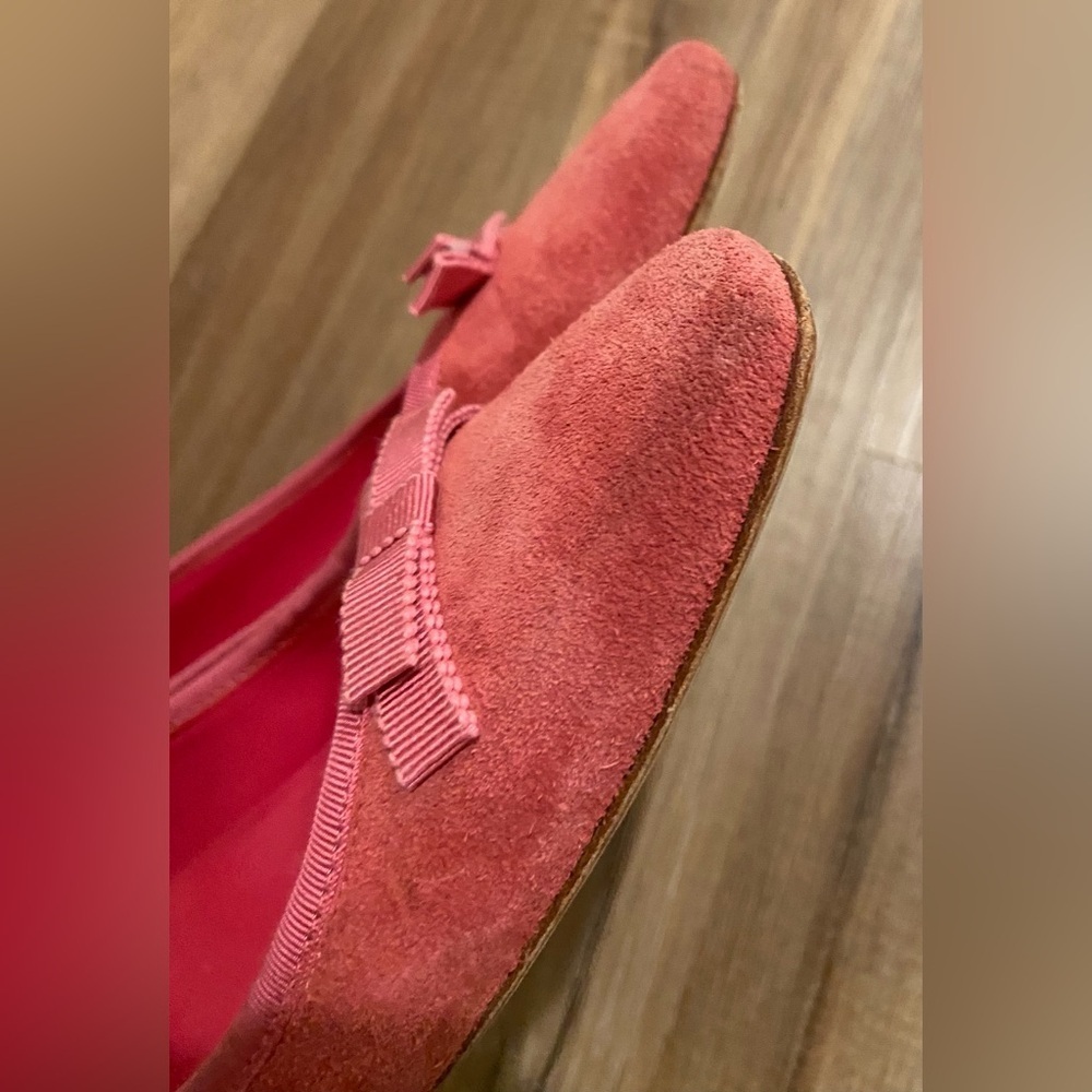 DÔEN Odette Suede Ballet Flat Dusty Pink Size EU 37/US 6.5 - Picture 11 of 13